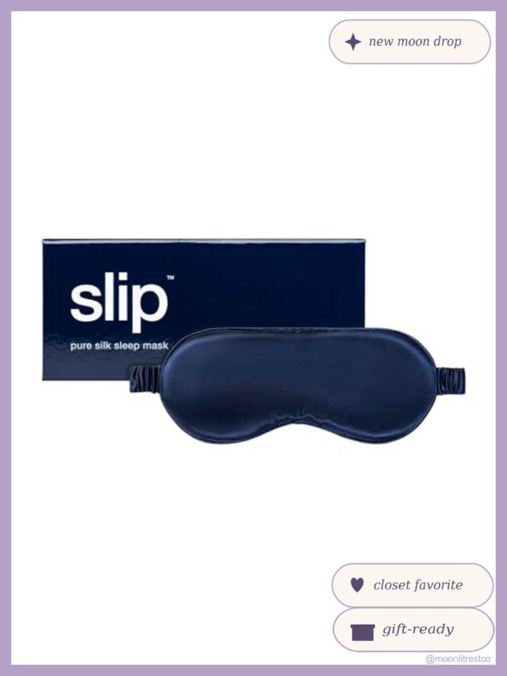 100% Mulberry Silk Sleep Mask Gentle on Skin Adjustable